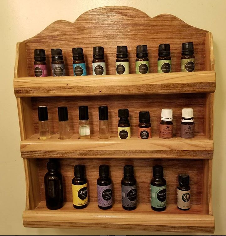 essential oil shelf